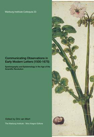 COMMUNICATING OBSERVATIONS IN EARLY MODERN LETTERS (1500–1675)